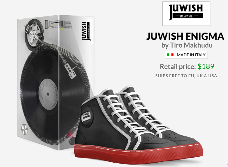 juwish enigma custom sneakers